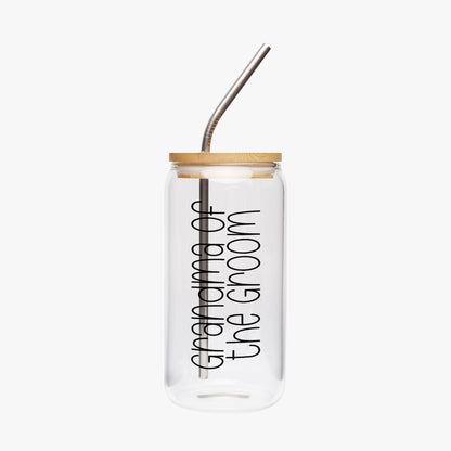 Grandma Of The Groom Tumbler with Bamboo Lids