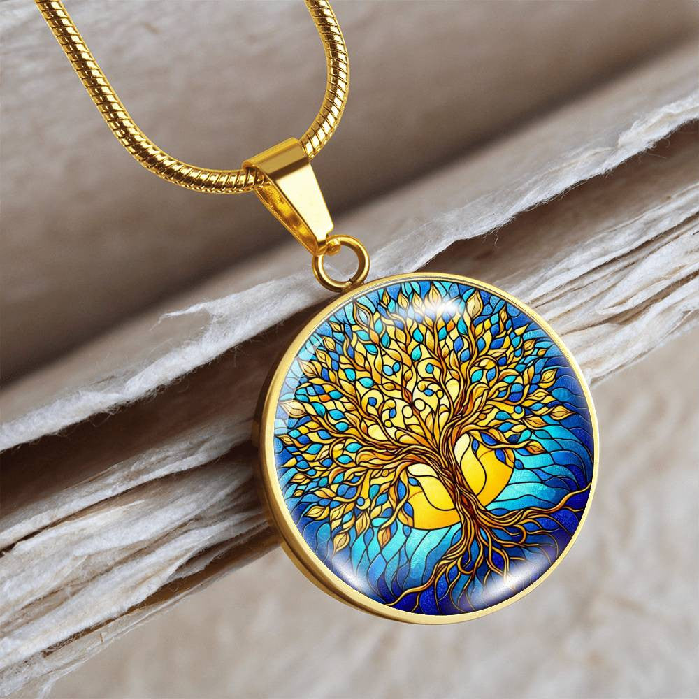Stained Glass Jewelry - Necklace and Bangle