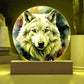 Watercolor White Wolf Gift