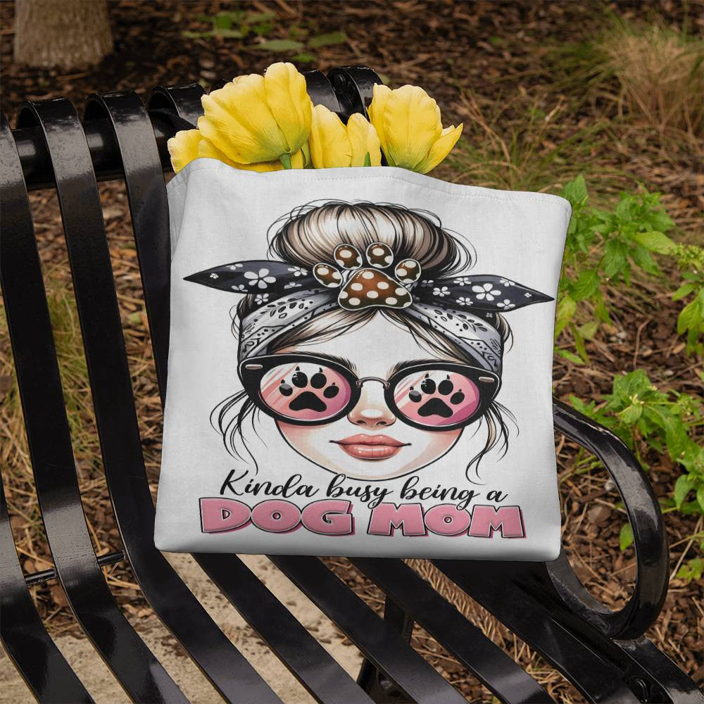 Custom Dog Mom Tote Bag