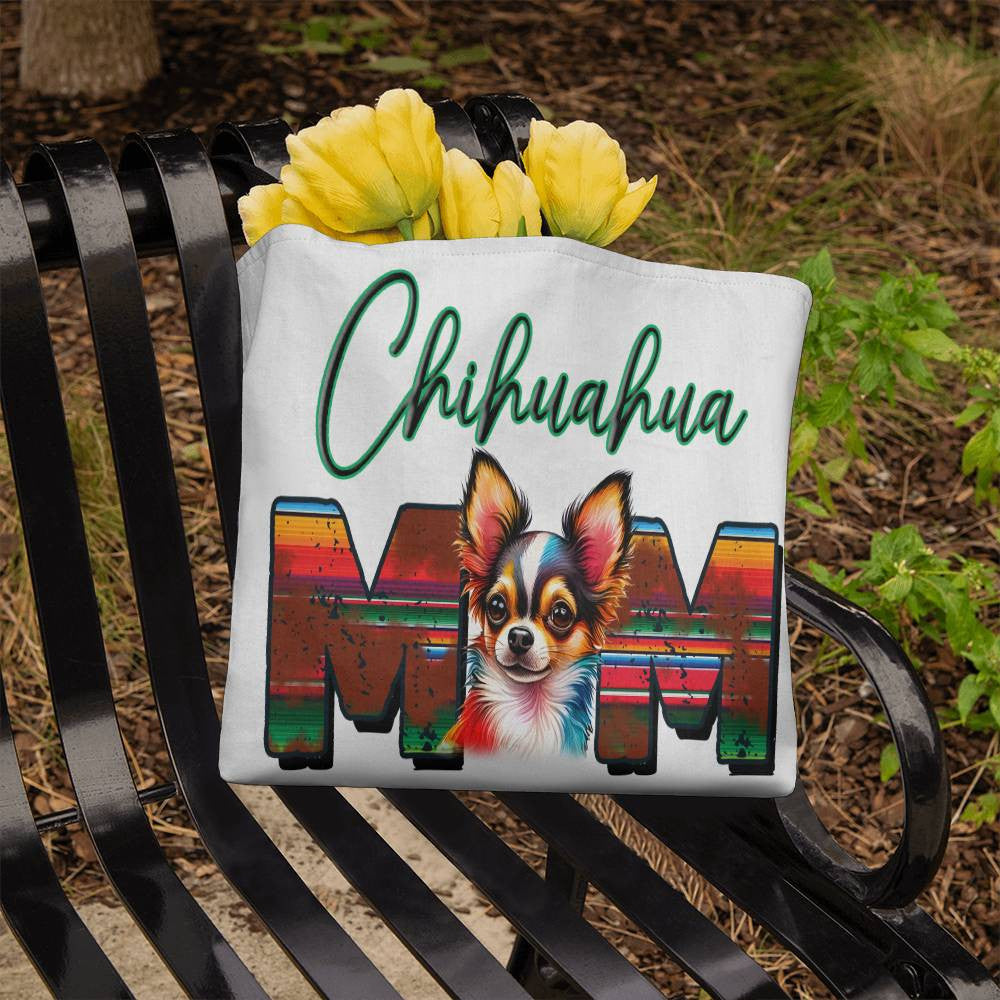Custom Chihuahua Mom Tote Bag