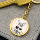 Cute Bunny Necklace or Keychain, Easter Bunny Jewelry, Rabbit Necklace for Teen Girl, Easter Basket Stuffer Gift