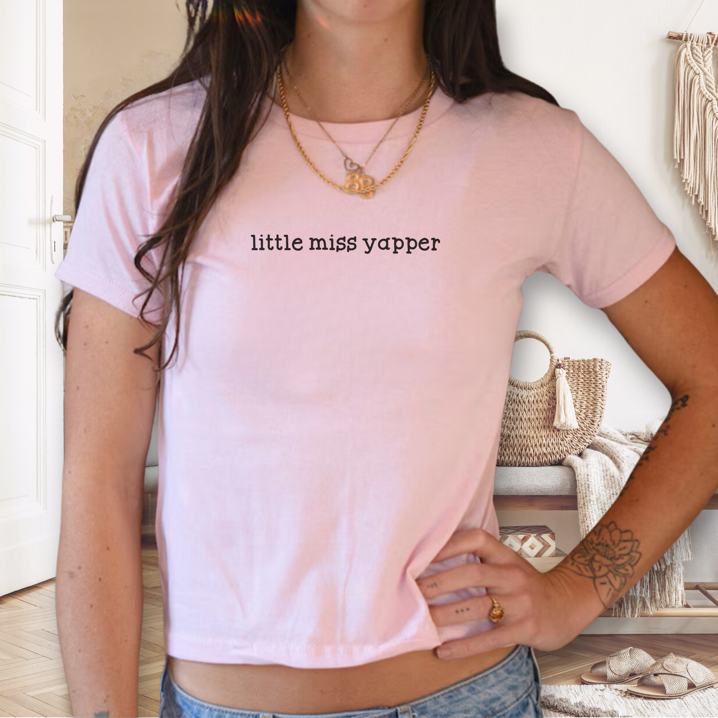 Little Miss Yapper Baby Tee