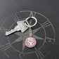 Cute Bunny Necklace or Keychain, Kawaii Easter Bunny Jewelry, Sparkle Rabbit Pendant for Teen Girl, Easter Basket Stuffer Gift