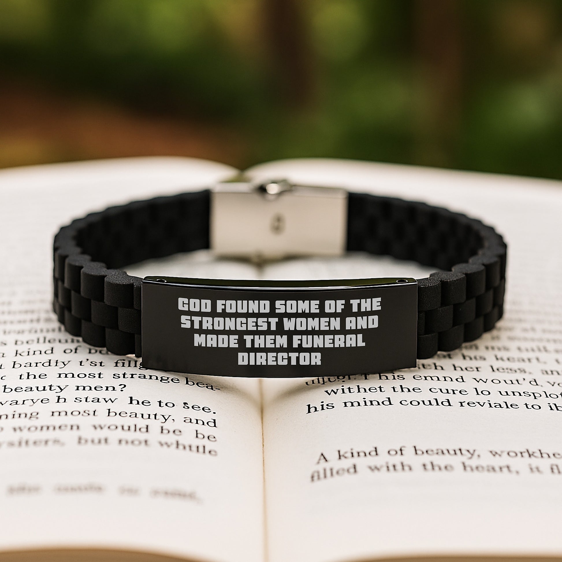 Funny Inspirational Gifts from Men to Strong Women Funeral Directors, Glide lock Clasp Bracelet for Christmas Unique Gifts - Image 2