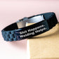 Welding Gifts for Men Women Friends Coworkers Family - Funny Quote 'Shit Happens. Welding Helps.' Glide lock Clasp Bracelet for Graduation Unique Gifts from - Image 3
