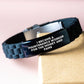 Funny Maintenance Worker Gifts from Friends - I Became A Maintenance Worker For The Money And Fame Inspirational Quote Glide lock Clasp Bracelet for Men and Women, Graduation Unique Gifts - Image 3