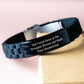 Woodworker Inspirational Gifts from Friends to Family - Glide lock Clasp Bracelet for Men and Women, Funny Quote - Christmas Unique Presents for Him or Her - Image 3