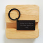 Funny Claims Adjuster Keychain, Gifts from Friends, Coworkers, or Family for Graduation, 'Be Nice To Me. I May Be Your Claims Adjuster One Day.' - Image 2
