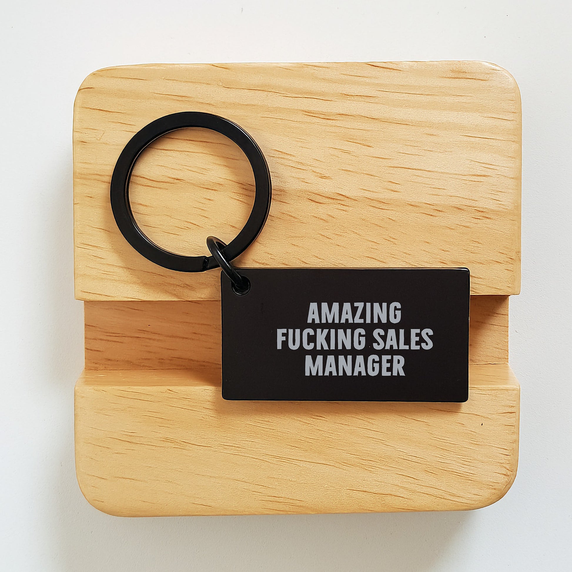 Funny Quote Sales Manager Keychain, Gifts from Friends and Family to Sales Manager, Unique Christmas Unique Gifts for Sales Manager - Image 2