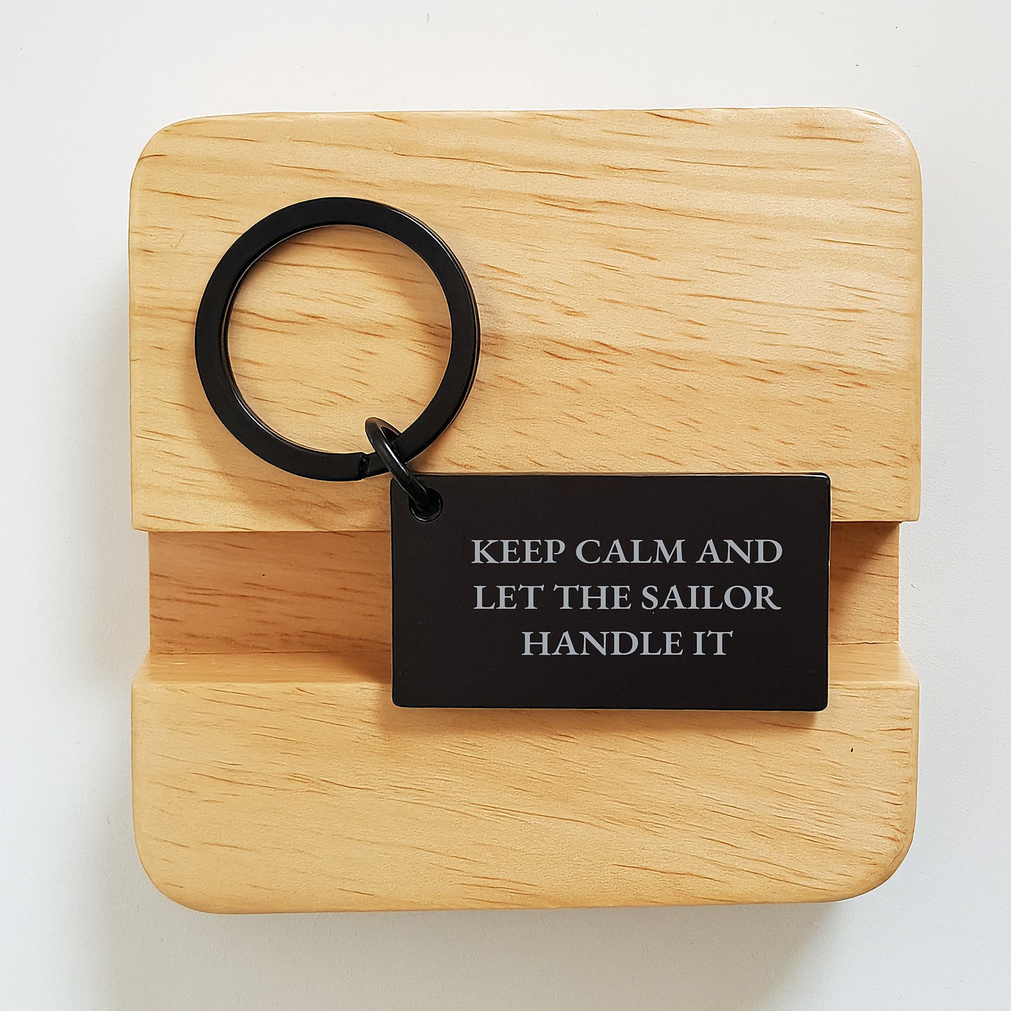 Funny Sailor Gifts for Graduation - Keep Calm and Let the Sailor Handle It Keychain Gifts from Friends for Sailor - Image 2