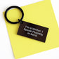 Funny Writer Keychain Gift from Friends for Birthday - 'I'm A Writer. I Speak Fluently In genius.' - Image 3