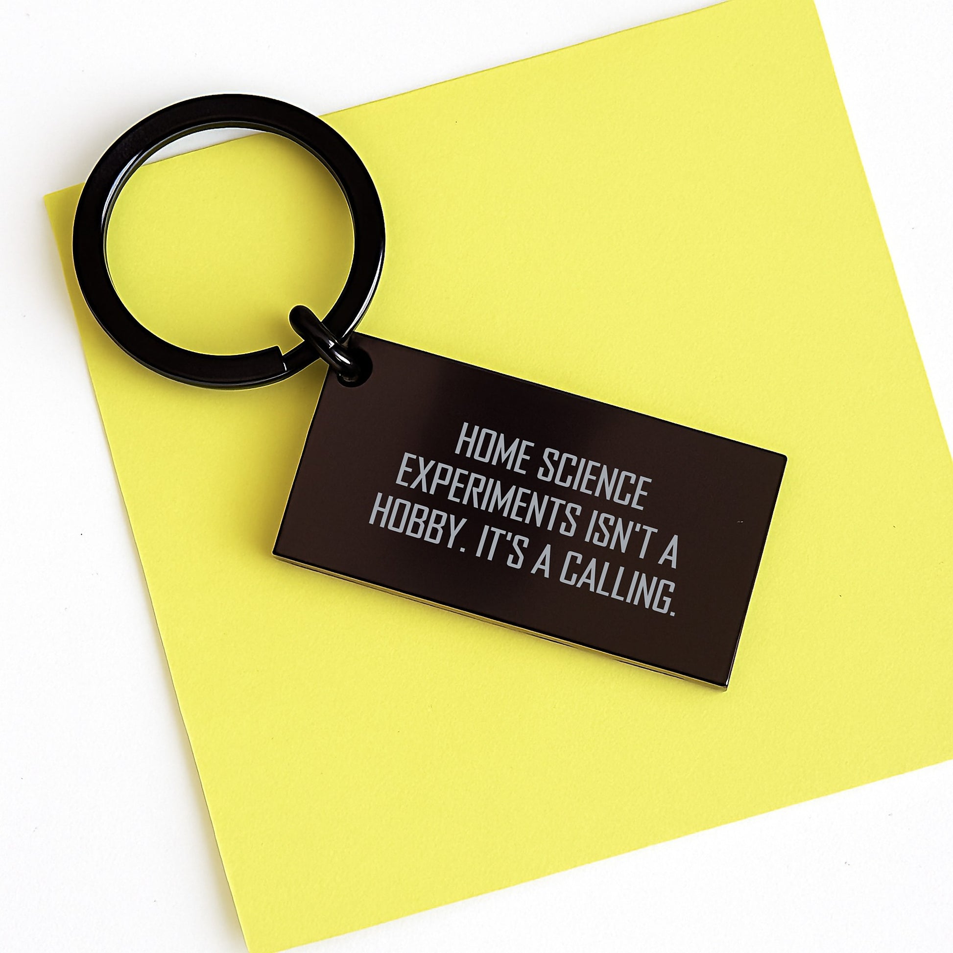 Home Science Experiments Enthusiasts, Gifts from Friends, Keychain for Home Science Experiments Lovers, Funny Quote, Birthday Unique Gifts for Home Science Experiments - Image 3