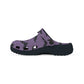 Halloween Bat Clogs for Adults & Kids – Purple Spooky Garden Shoes, Lightweight EVA Slip-Ons for Costume Fun & Everyday Comfort
