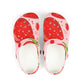 Strawberry Sandals for Adults & Kids – Cute Fruit Print Garden Shoes, Lightweight EVA Slip-Ons, Comfy Summer Footwear