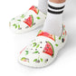 Watermelon Garden Shoes for Adults & Kids – Fruit Print Lightweight EVA Slip-On Sandals, Fruitcore, Gardening Mom, Summer Vibes