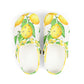 Lemon Sandals for Women and Kids – Citrus Print Garden Shoes, Lightweight EVA Slip-Ons, Cute Summer Footwear & Nurse Comfort Mules