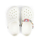 Rainbow Skull Garden Shoes for Adults & Kids – Lightweight EVA Slip-On Halloween Sandals with Spiders, Stars & Flowers, Water-Resistant Nurse Comfort