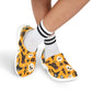 Orange Halloween Garden Shoes for Adults & Kids – Lightweight EVA Slip-On Ghost Bat Pumpkin Sandals Water-Resistant Nurse Comfort & Walking Footwear