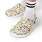 Peony Meadow Garden Shoes for Adults & Kids – Lightweight EVA Slip-On Floral Summer Sandals Water-Resistant Nurse Comfort & Walking Footwear
