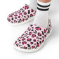 Pink Leopard Print Garden Shoes for Adults & Kids – Lightweight EVA Slip-On Trendy Animal Sandals Water-Resistant Nurse Comfort & Walking