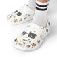 Happy Cat Garden Shoes for Adults & Kids – Lightweight EVA Slip-On Cute Kawaii Animal Sandals Water-Resistant Nurse Comfort & Walking