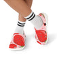 Strawberry Sandals for Adults & Kids – Cute Fruit Print Garden Shoes, Lightweight EVA Slip-Ons, Comfy Summer Footwear