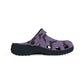 Halloween Bat Clogs for Adults & Kids – Purple Spooky Garden Shoes, Lightweight EVA Slip-Ons for Costume Fun & Everyday Comfort