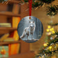 White Wolf Wilderness Plaque and Ornament