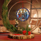 Three Kings Acrylic Circle Ornament and Plaque