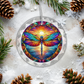 Glass Dragonfly Ornament