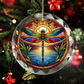 Suncatcher Dragonfly Christmas Ornament