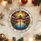 Suncatcher Dragonfly Christmas Ornament