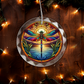 Suncatcher Dragonfly Christmas Ornament