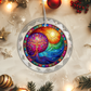 Stained Glass Style Tree of Life Ornament