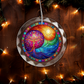 Stained Glass Style Tree of Life Ornament