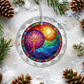 Stained Glass Style Tree of Life Ornament