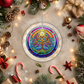 Stained Glass Style Tree of Life Ornament