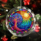 Stained Glass Style Tree of Life Ornament