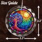 Stained Glass Style Tree of Life Ornament