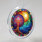 Stained Glass Style Tree of Life Ornament