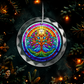 Stained Glass Style Tree of Life Ornament