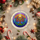 Stained Glass Style Tree of Life Ornament