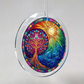 Stained Glass Style Tree of Life Ornament