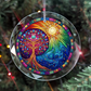 Stained Glass Style Tree of Life Ornament