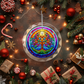 Stained Glass Style Tree of Life Ornament