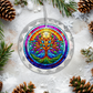 Stained Glass Style Tree of Life Ornament