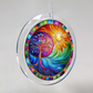 Stained Glass Style Tree of Life Ornament