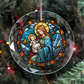 Virgin Mary and Baby Jesus Keychain and Ornament