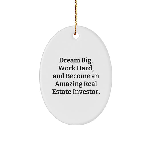 Real Estate Investor Gifts from Men, Women, Friends, Coworkers, Family - Christmas Unique Gift Ideas - Dream Big, Work Hard, And Become An Amazing Real Estate Investor. - Image 1